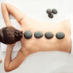 Cold stones massage