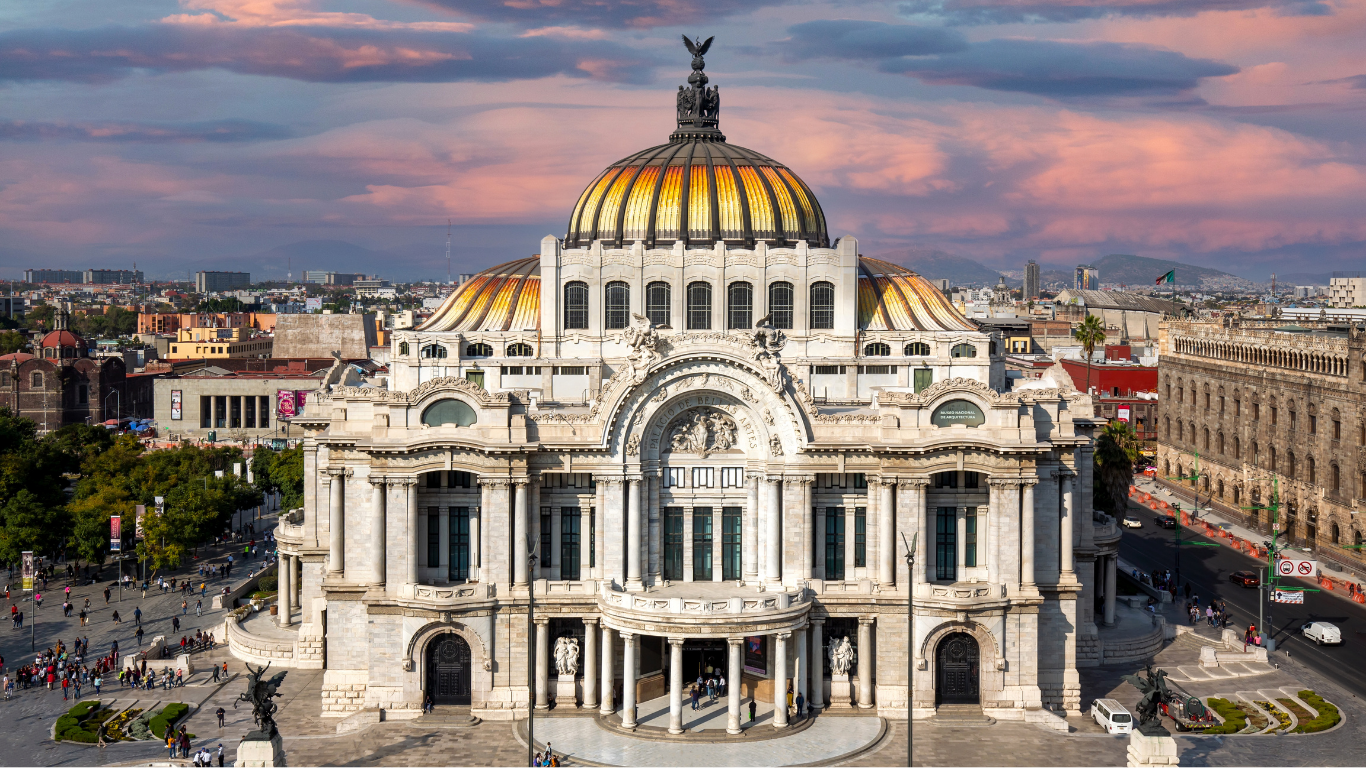 Mobile Massage in Mexico City 13 Palacio de Bellas Artes in Mexico City's Historic Center