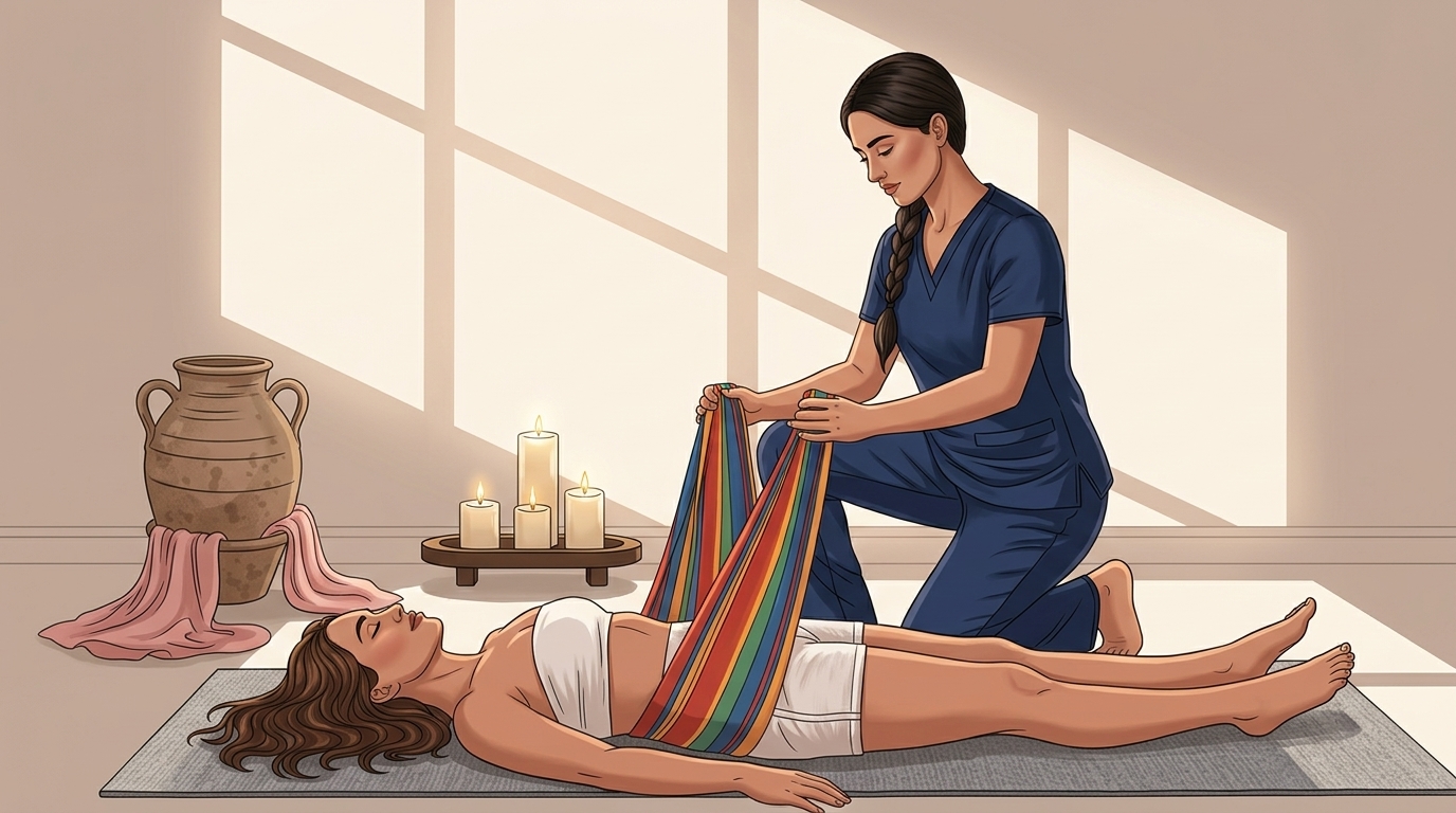 Mayan Massages with Rebozo at home