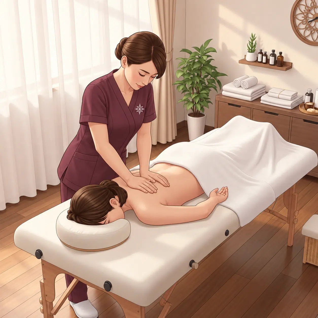 Masaje shiatsu a domicilio