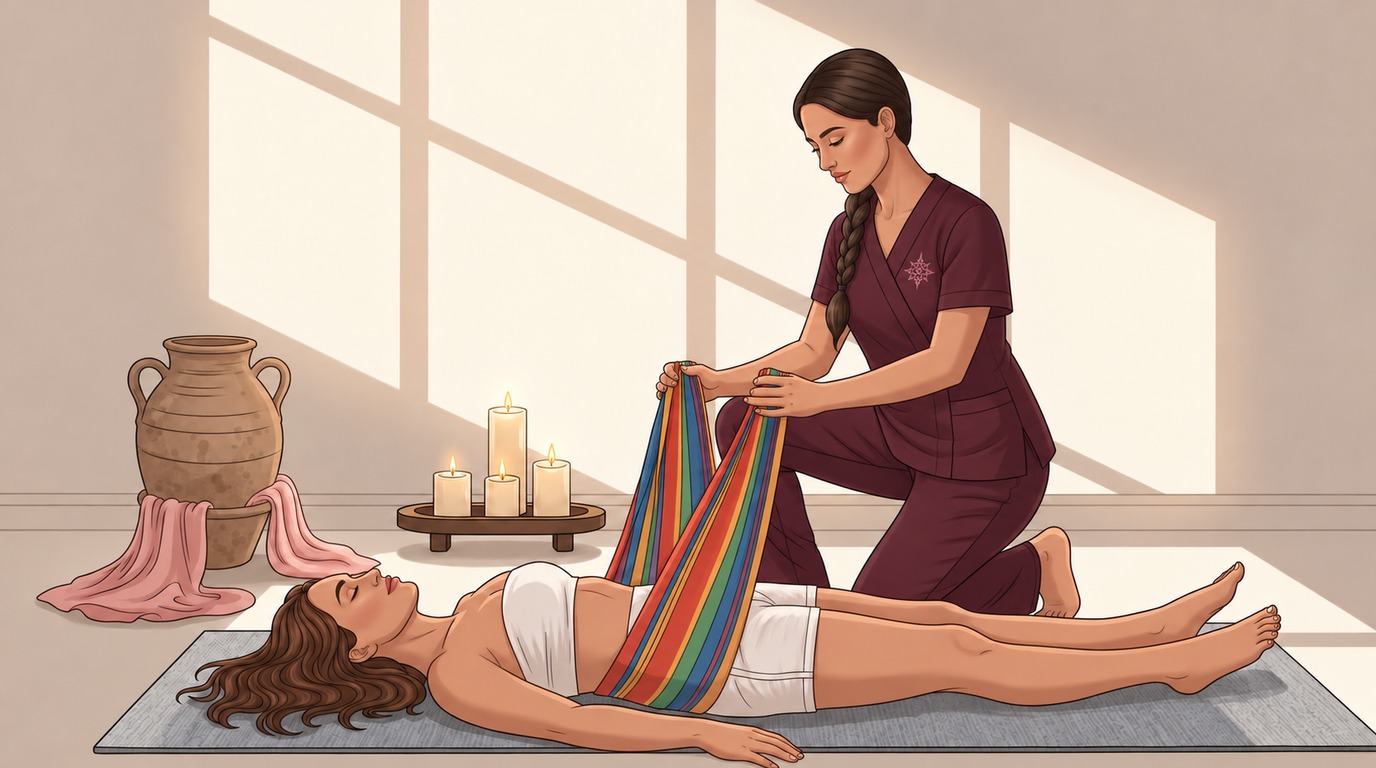 Masajes Maya con Rebozo a domicilio en CDMX