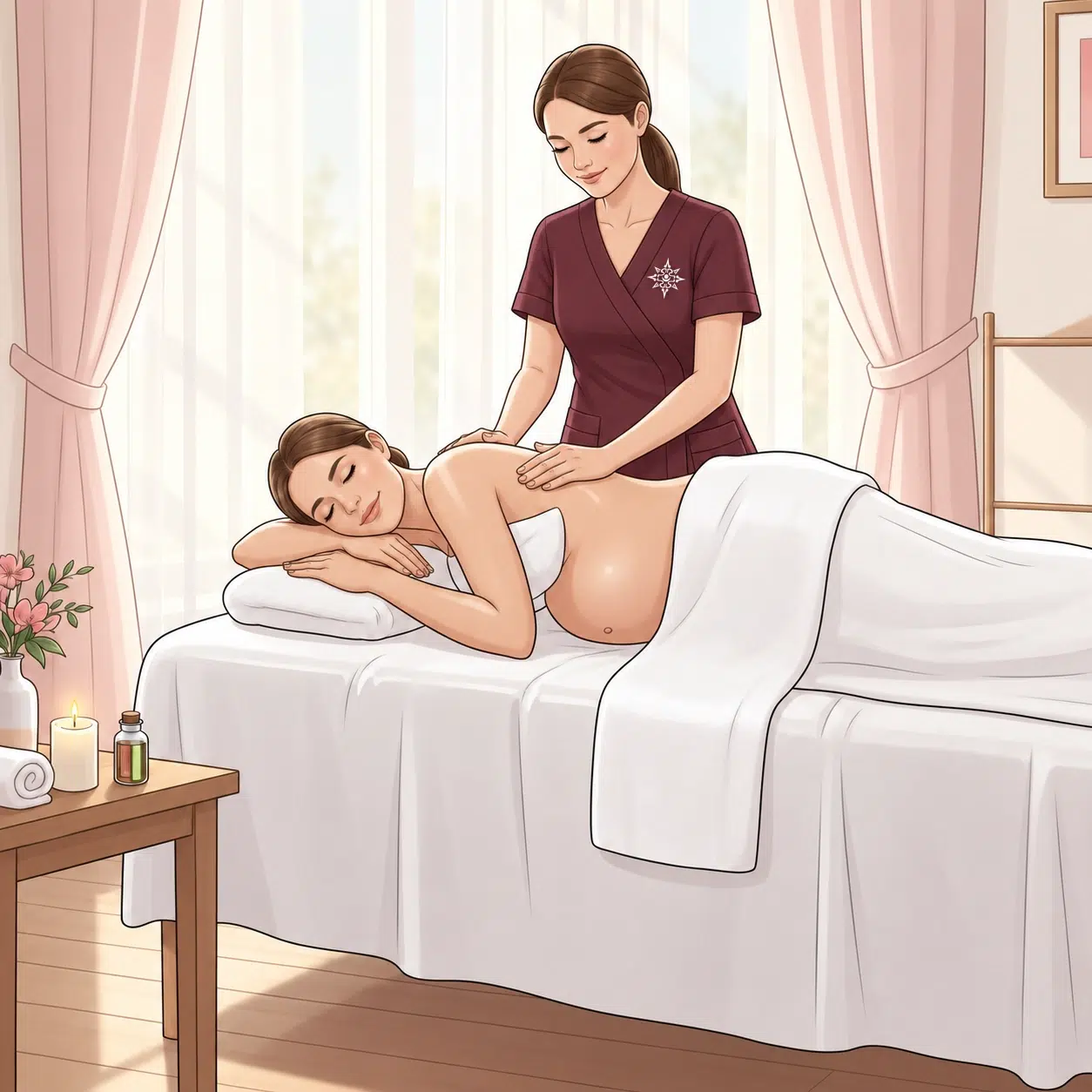Masaje prenatal a domicilio